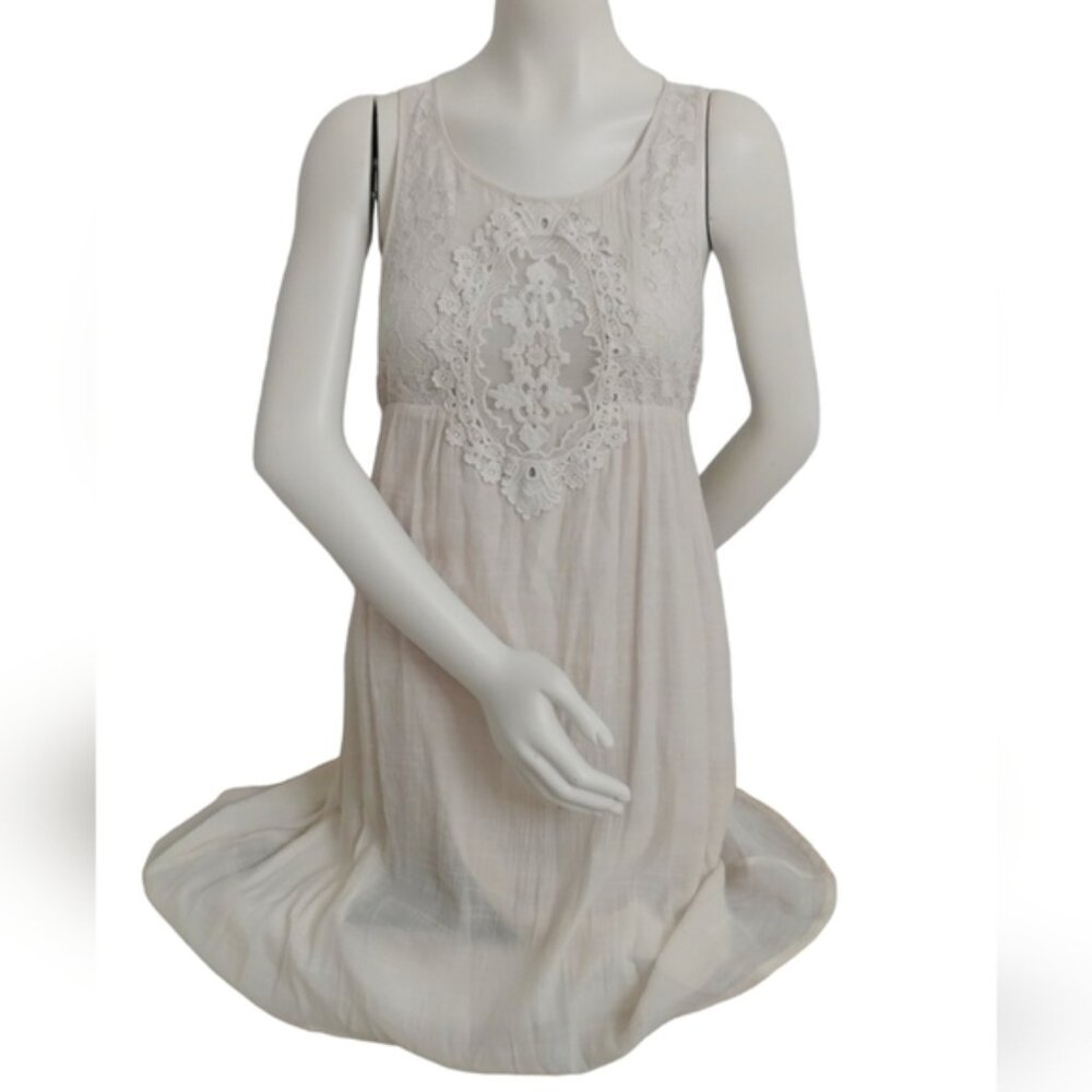 Altar’d State Women's Lace Crochet Sleeveless Cottagecore Soft Girl Dress Size M